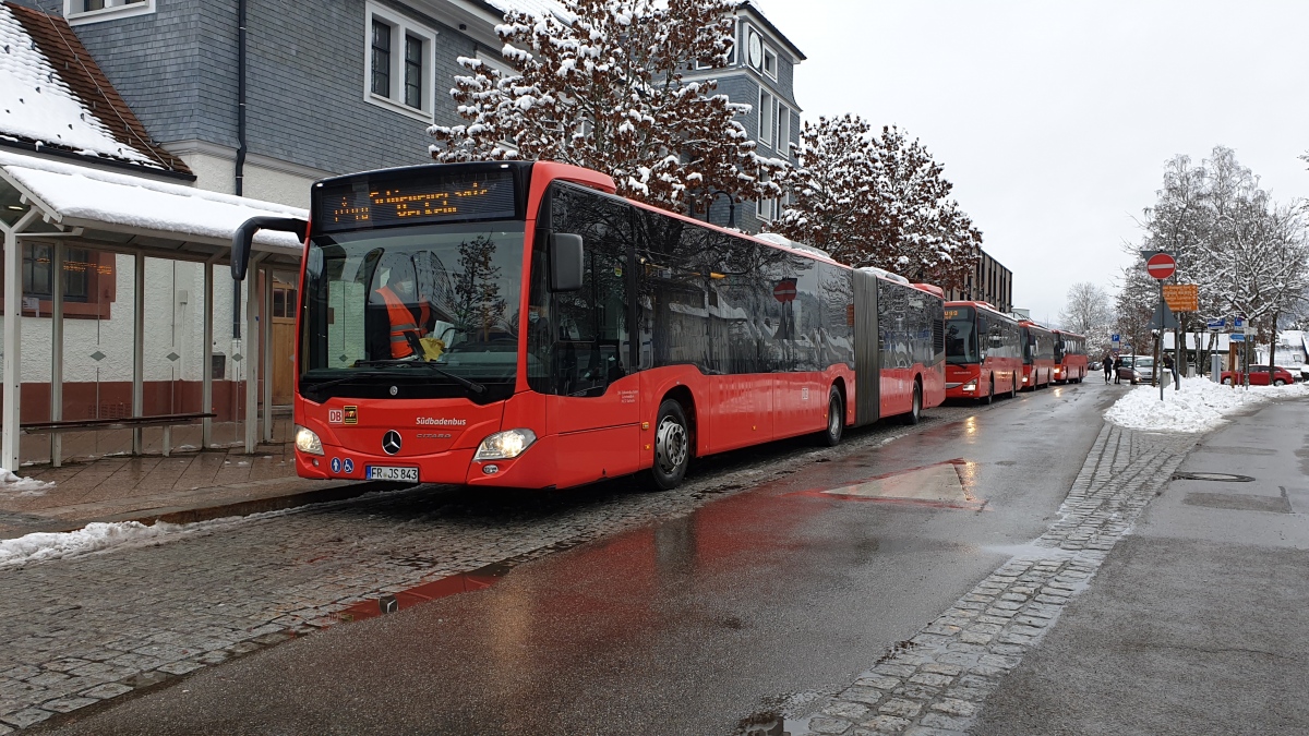 Freiburg im Breisgau, Mercedes-Benz Citaro C2 G № FR-JS 843; Freiburg im Breisgau — SEV Höllentalbahn