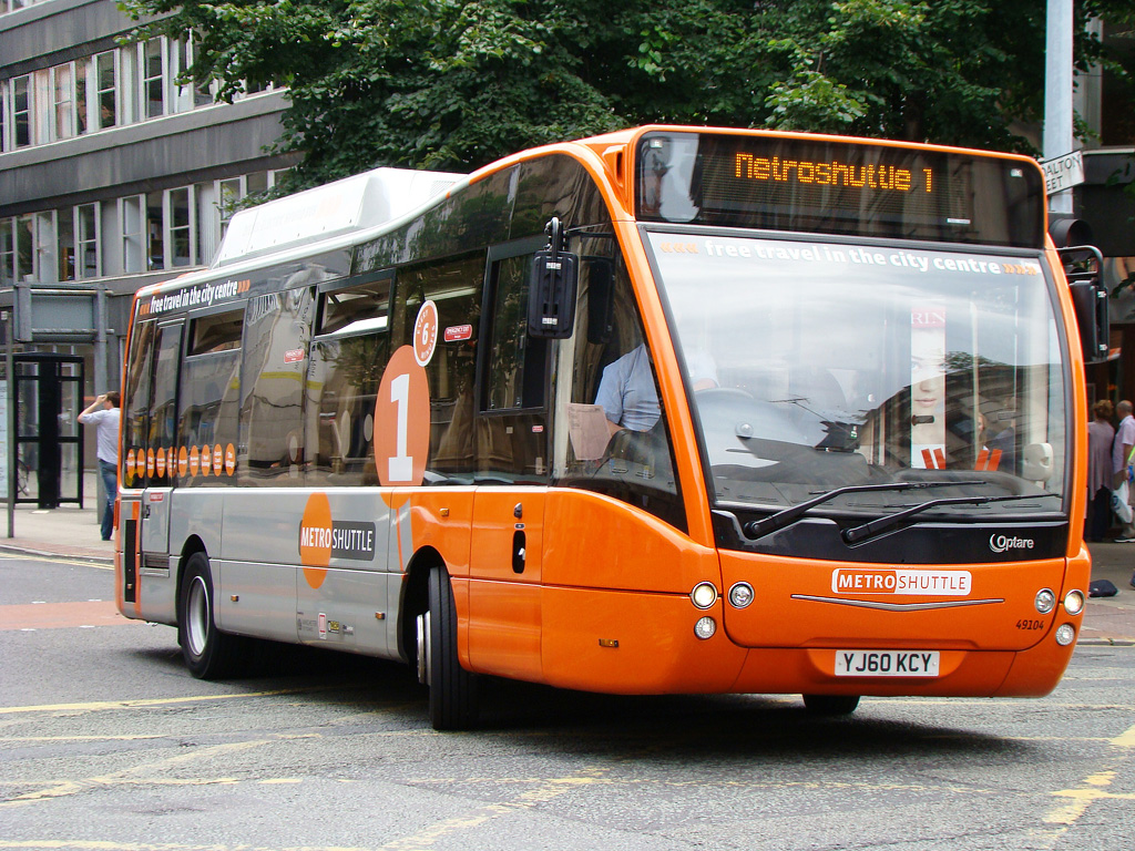 Manchester, Optare Versa Hybrid č. 49104
