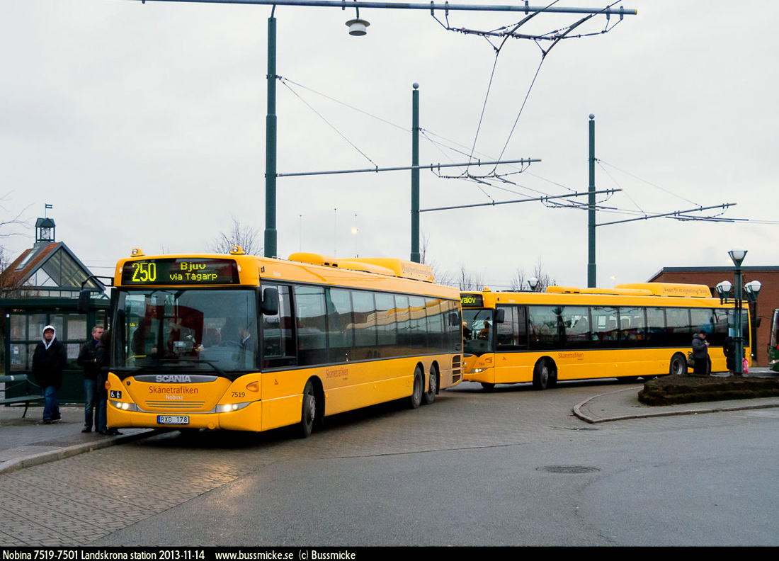 Landskrona, Scania OmniLink CK305UB 6x2*4LB CNG # 7519