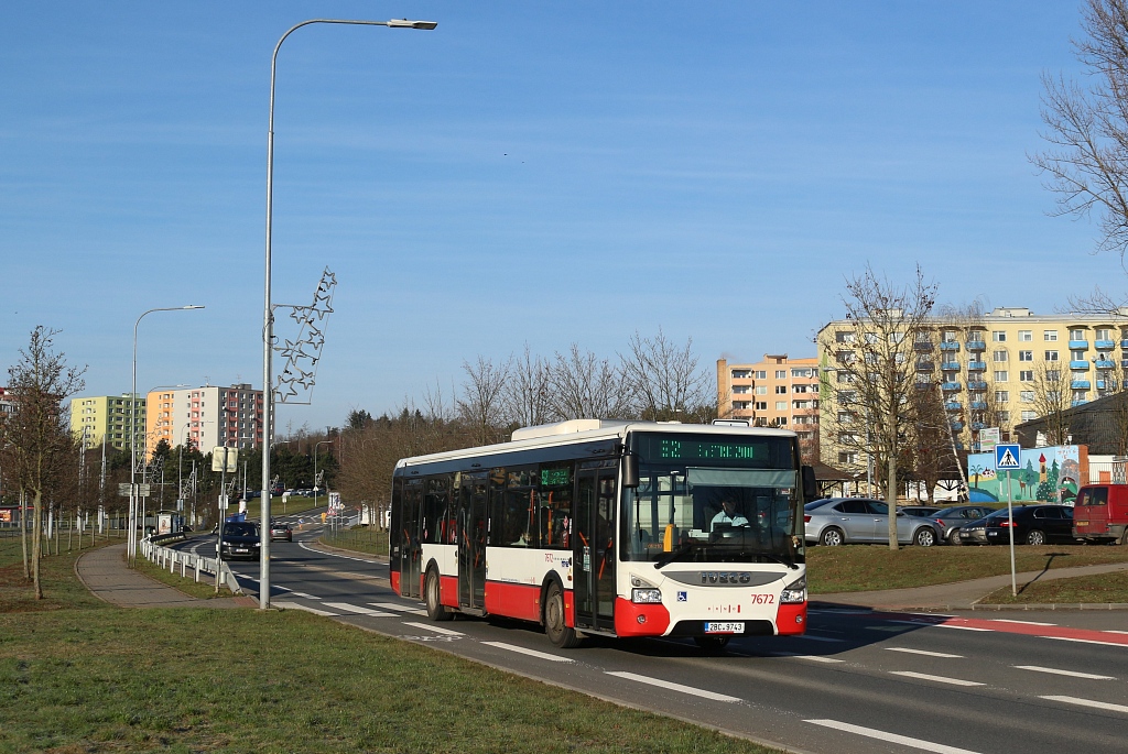 Brno, IVECO Urbanway 12M № 7672