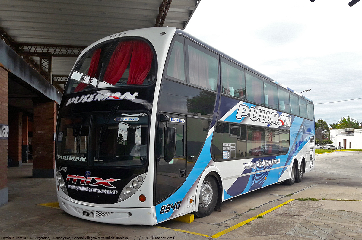 Buenos Aires, Metalsur Starbus 405 №: 8940