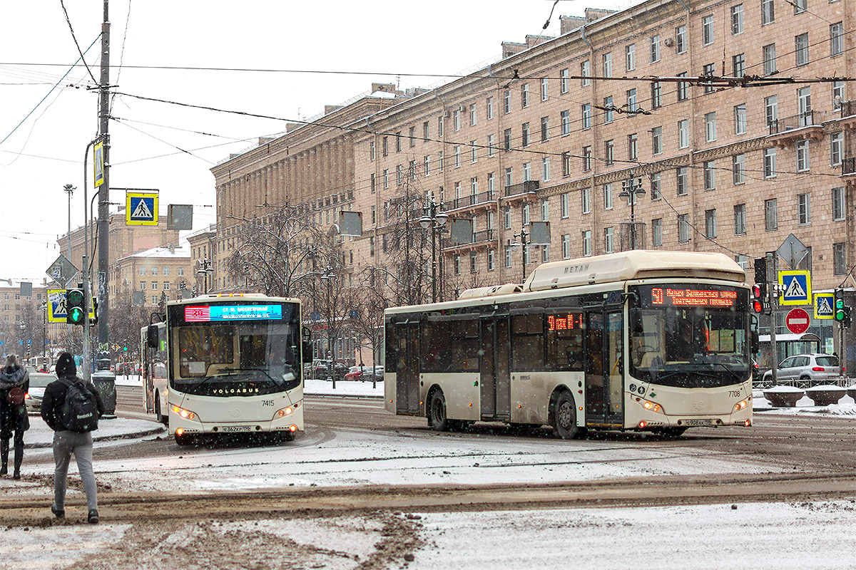 Saint Petersburg, Volgabus-6271.05 č. 7415; Saint Petersburg, Volgabus-5270.G0 č. 7708