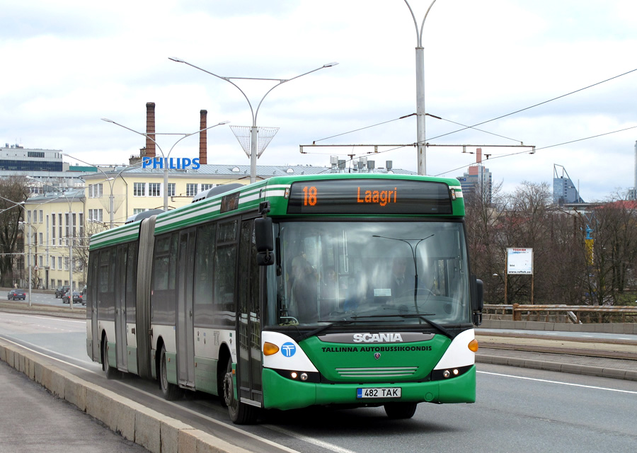 Tallinn, Scania OmniLink CK310UA 6x2/2LB # 1482