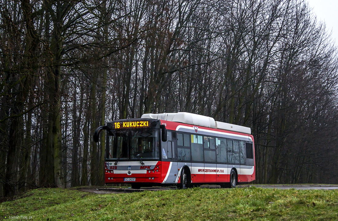 Częstochowa, Solbus SM12 Hybrid CNG # 028