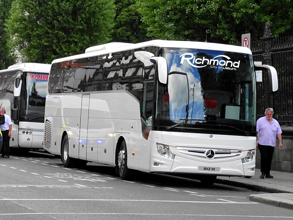 Belfast, Mercedes-Benz Tourismo 15RHD-III # BXZ 1111