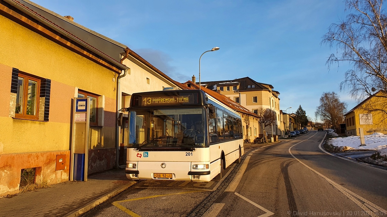 Ческе-Будеёвице, Karosa Citybus 12M.2070 (Renault) № 201