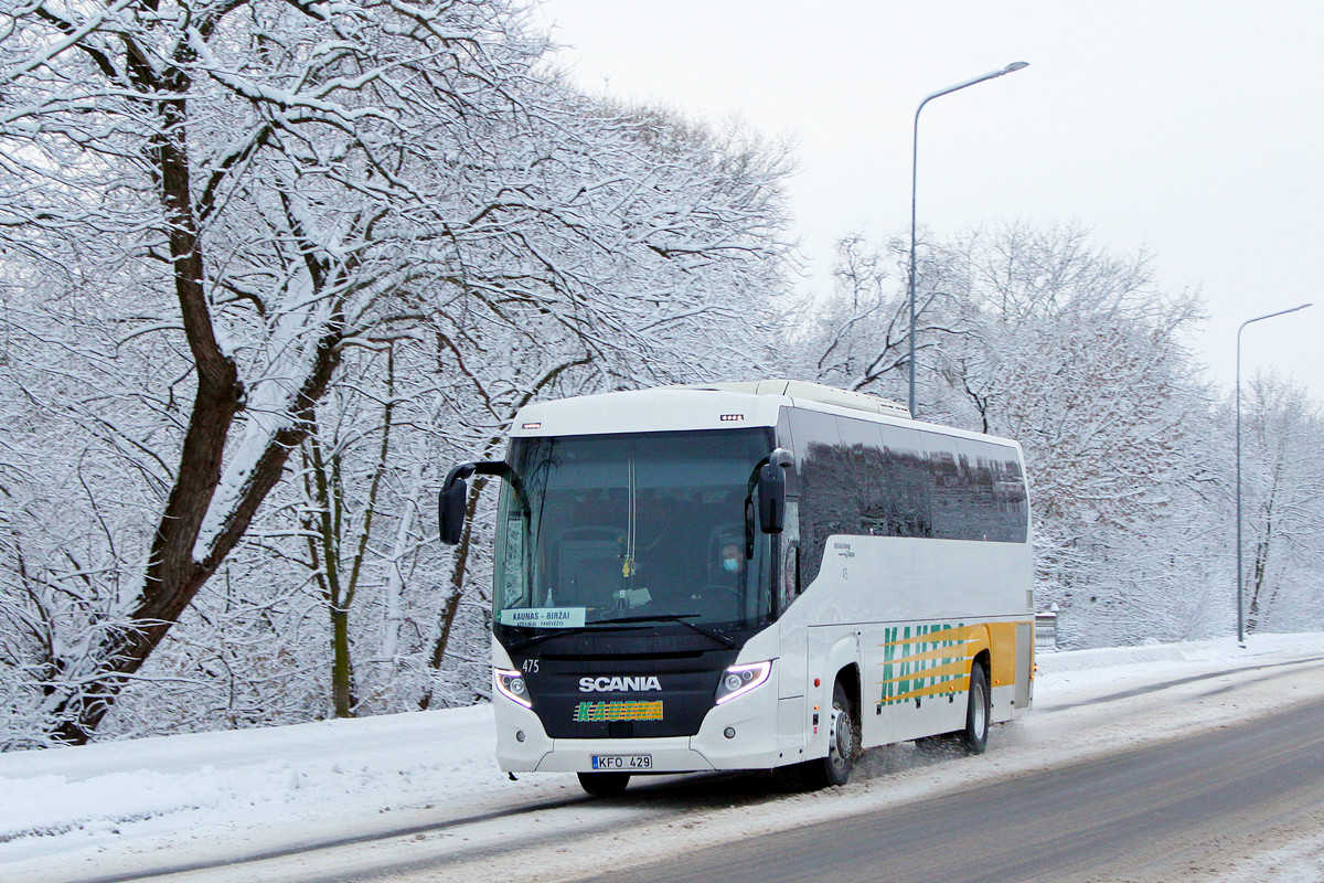 Kaunas, Scania Touring HD (Higer A80T) č. 475