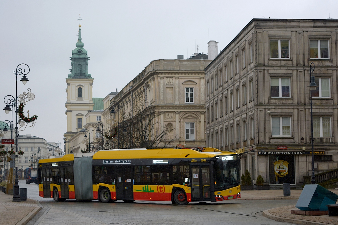 Warsaw, Solaris Urbino IV 18 electric # 5942