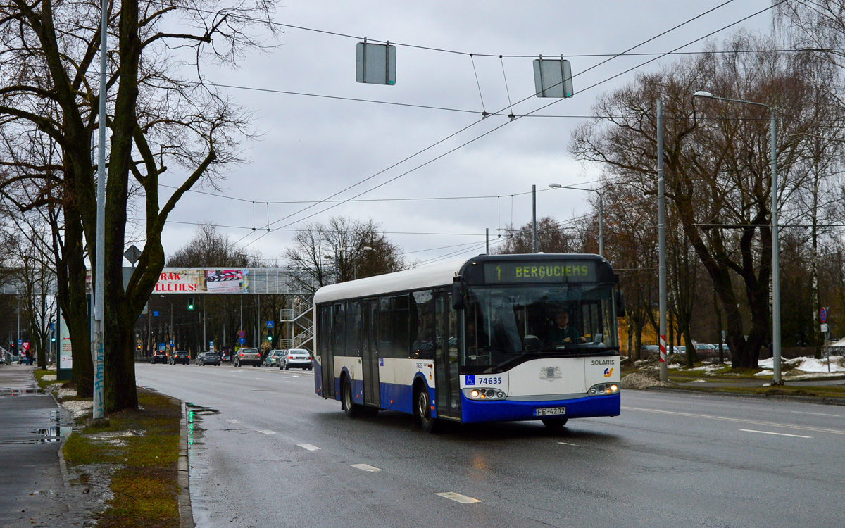 Rīga, Solaris Urbino II 12 № 74635