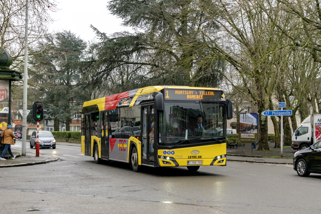 Charleroi, Solaris Urbino IV 12 hybrid nr. 7965