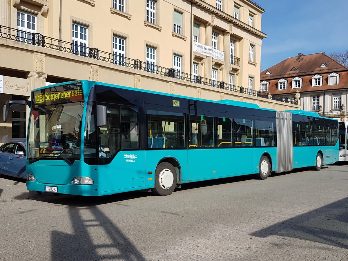 Tübingen, Mercedes-Benz O530 Citaro G # TÜ-W 395; Freiburg im Breisgau — SEV Rheintalbahn