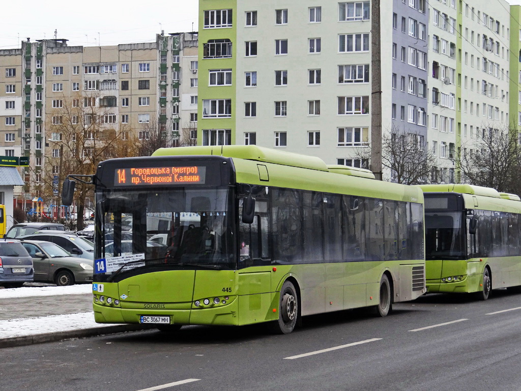 Lviv, Solaris Urbino III 12 LE CNG №: ВС 3067 МН