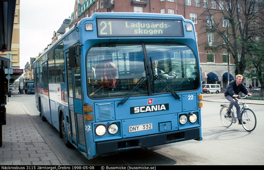 Эребру, Scania CR112 № 3115