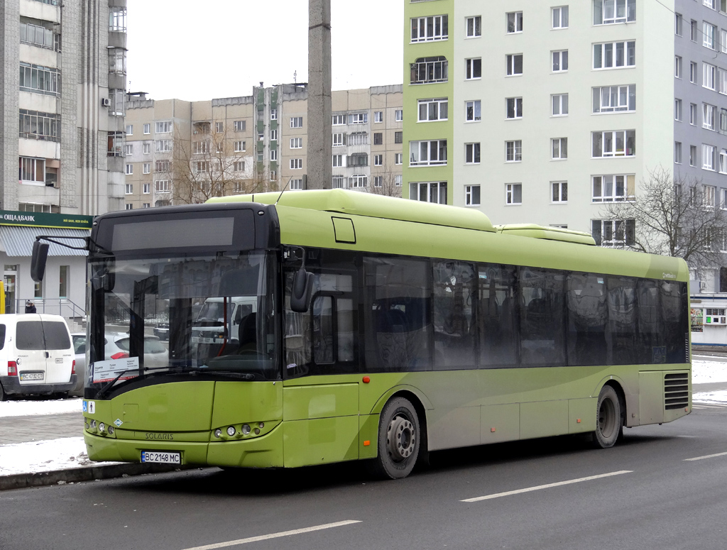 Lviv, Solaris Urbino III 12 LE CNG № ВС 2148 МС