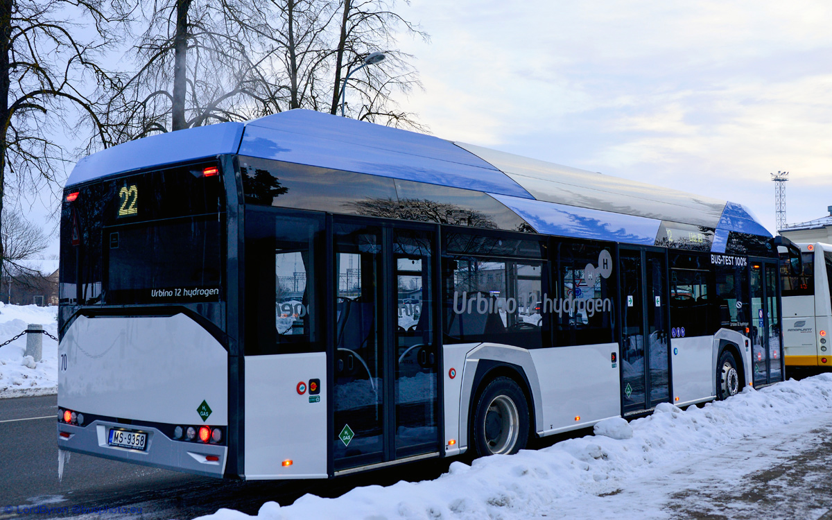Jelgava, Solaris Urbino IV 12 hydrogen # MS-9358