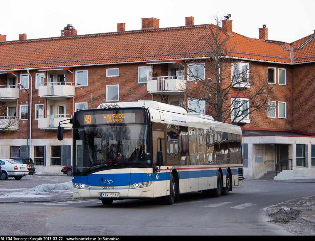 Västerås, Solaris Urbino III 15 LE CNG №: 704