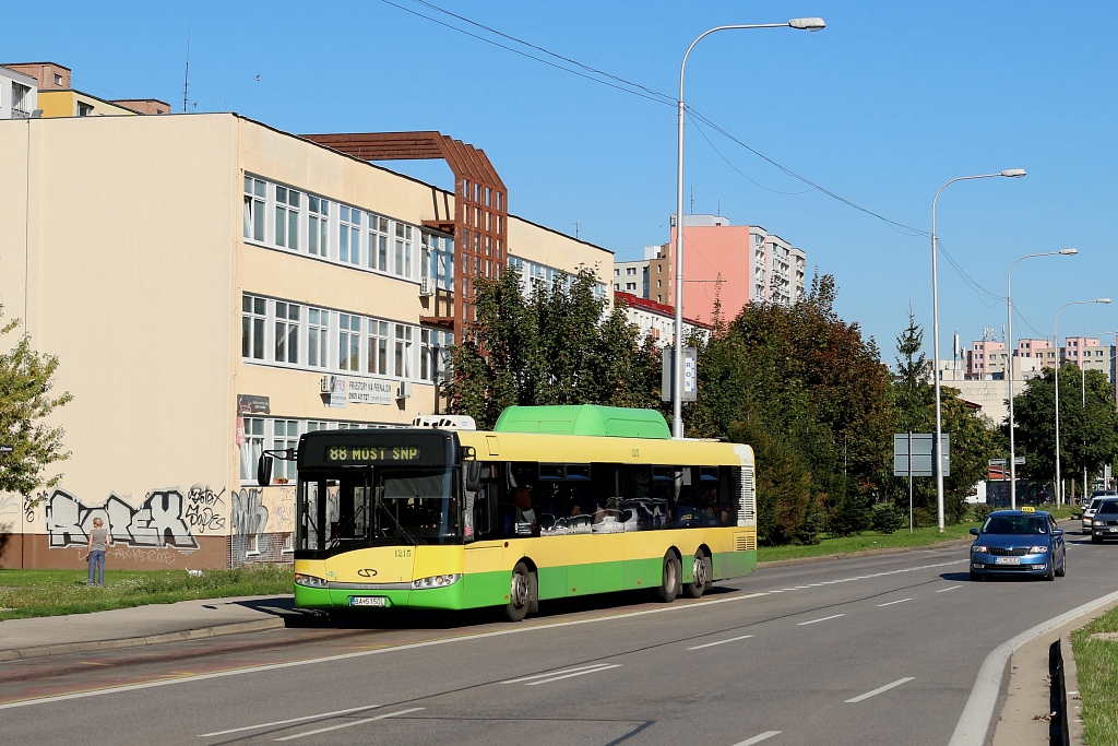 Bratislava, Solaris Urbino III 15 CNG # 1215