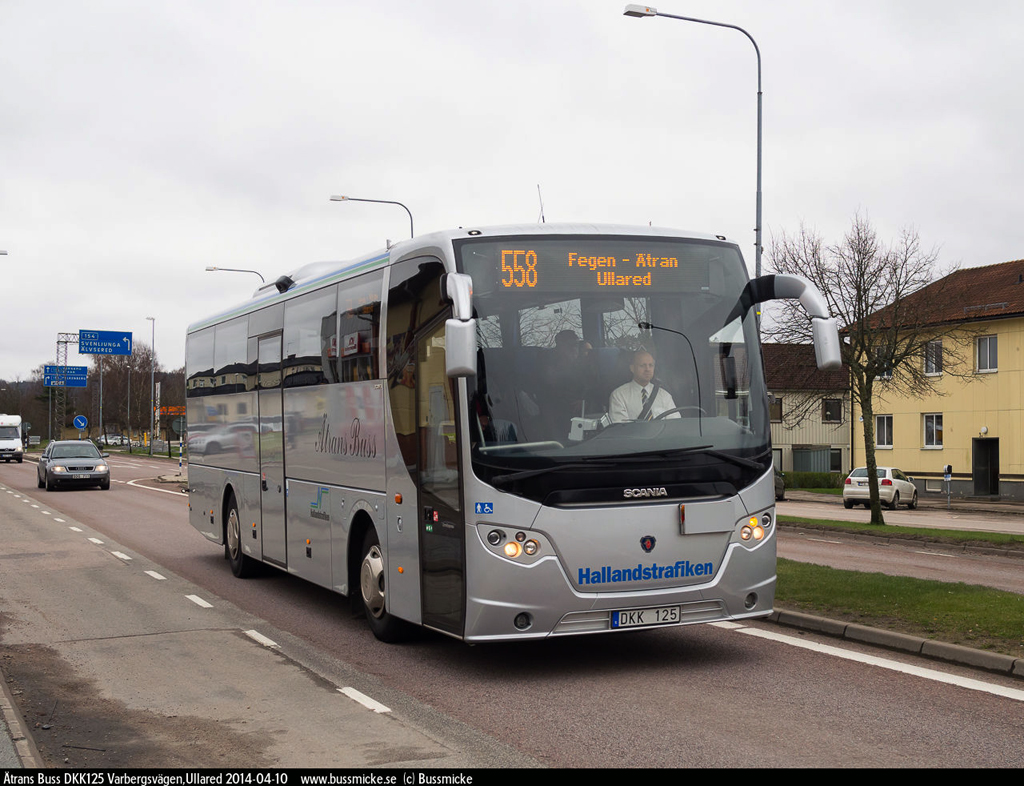 Halmstad, Scania OmniExpress 340 Nr. DKK 125