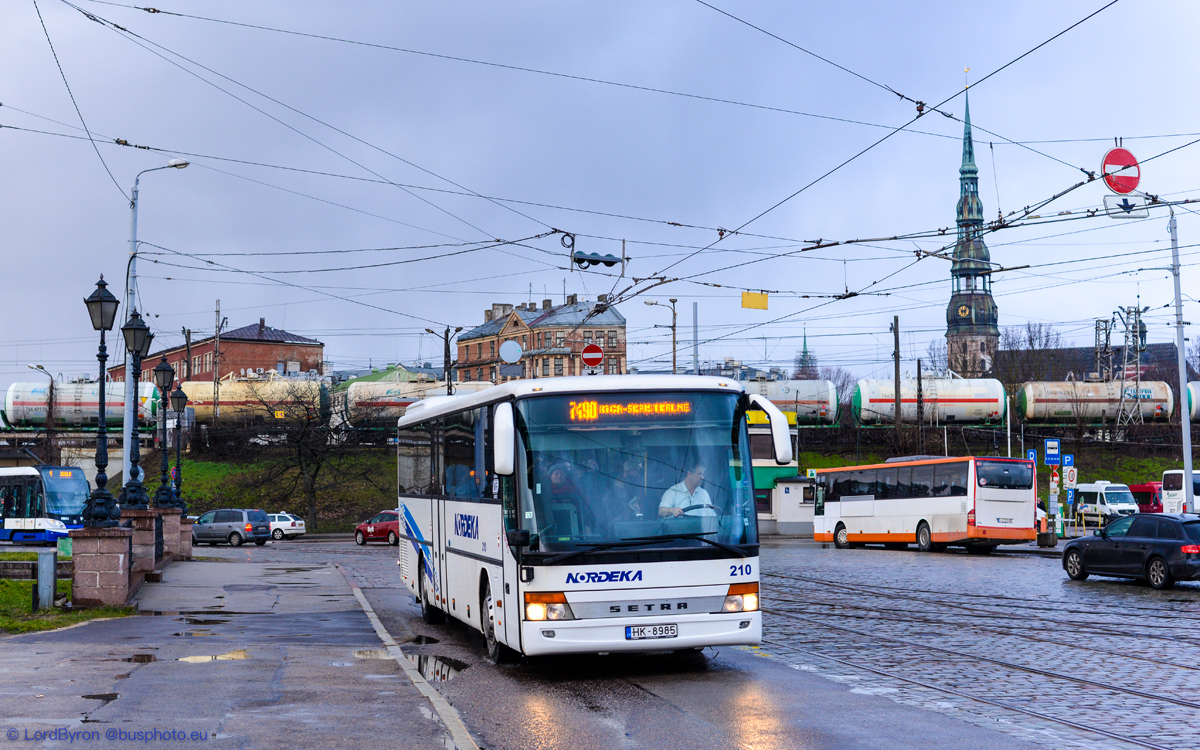 Riga, Setra S315UL-GT č. 210