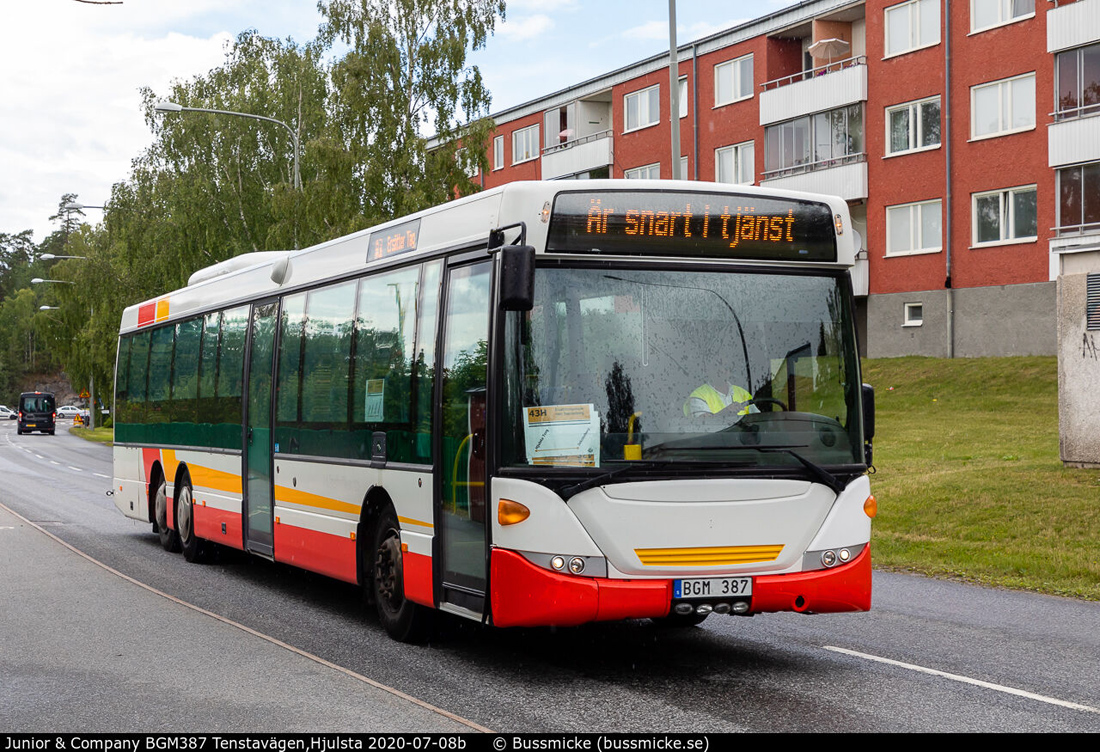 Stockholm, Scania OmniLink CK310UB 6x2*4LB nr. BGM 387