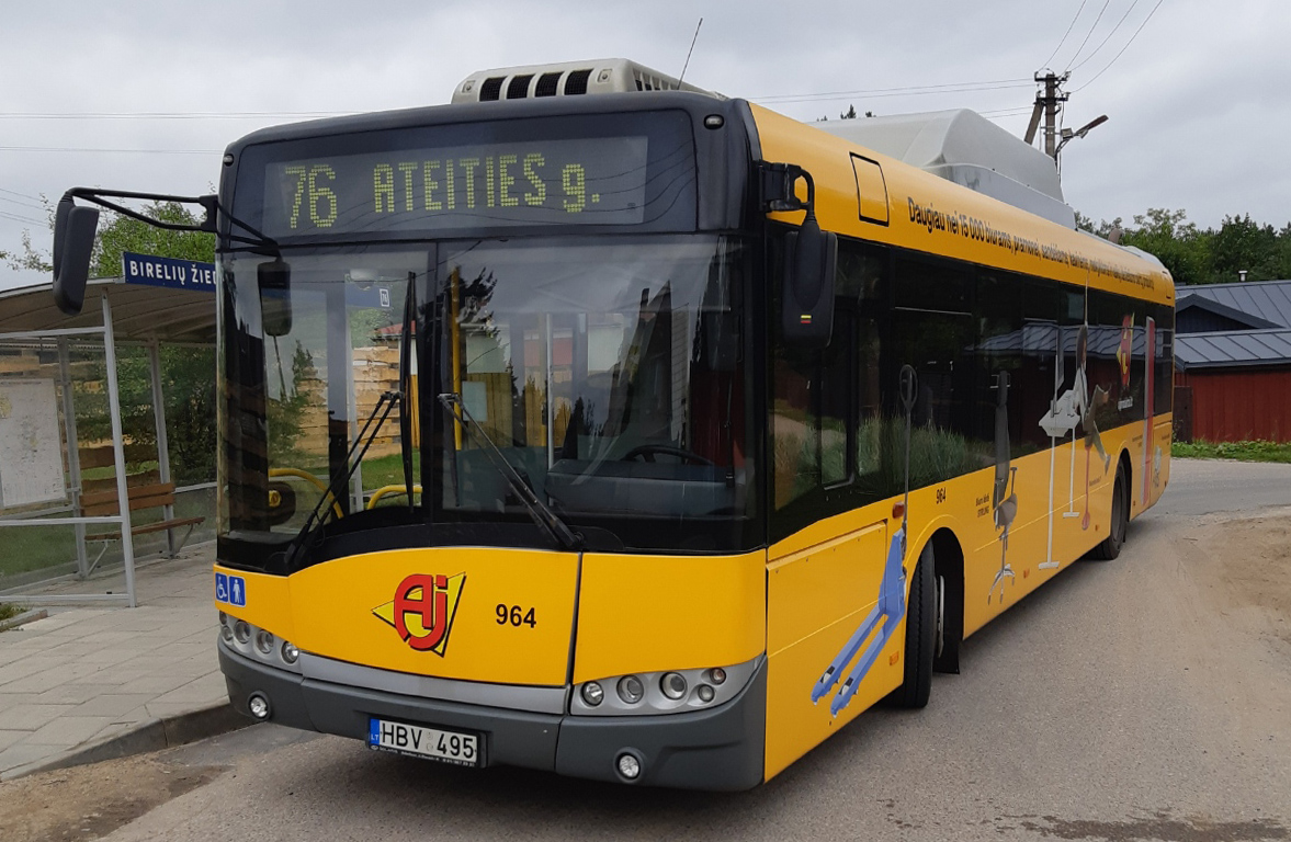 Vilnius, Solaris Urbino III 12 CNG č. 964