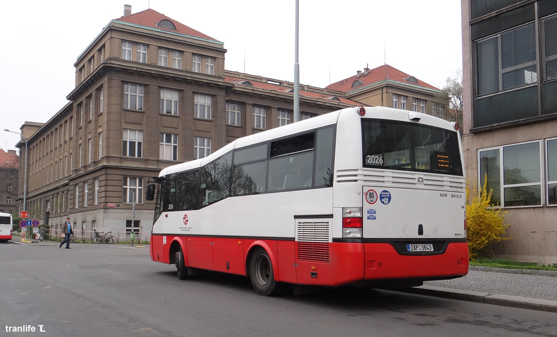 Prague, SOR BN 8.5 № 2026