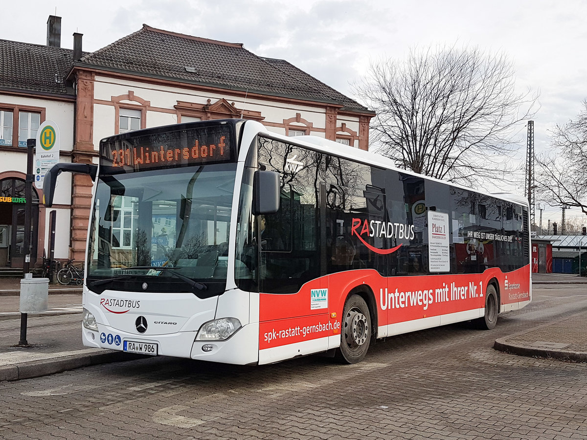 Lahr/Schwarzwald, Mercedes-Benz Citaro C2 № RA-W 986