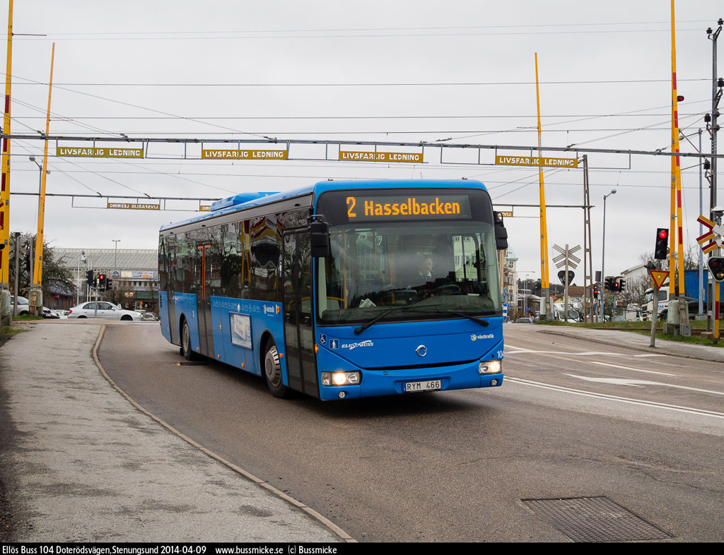 Göteborg, Irisbus Crossway LE 12M # 104