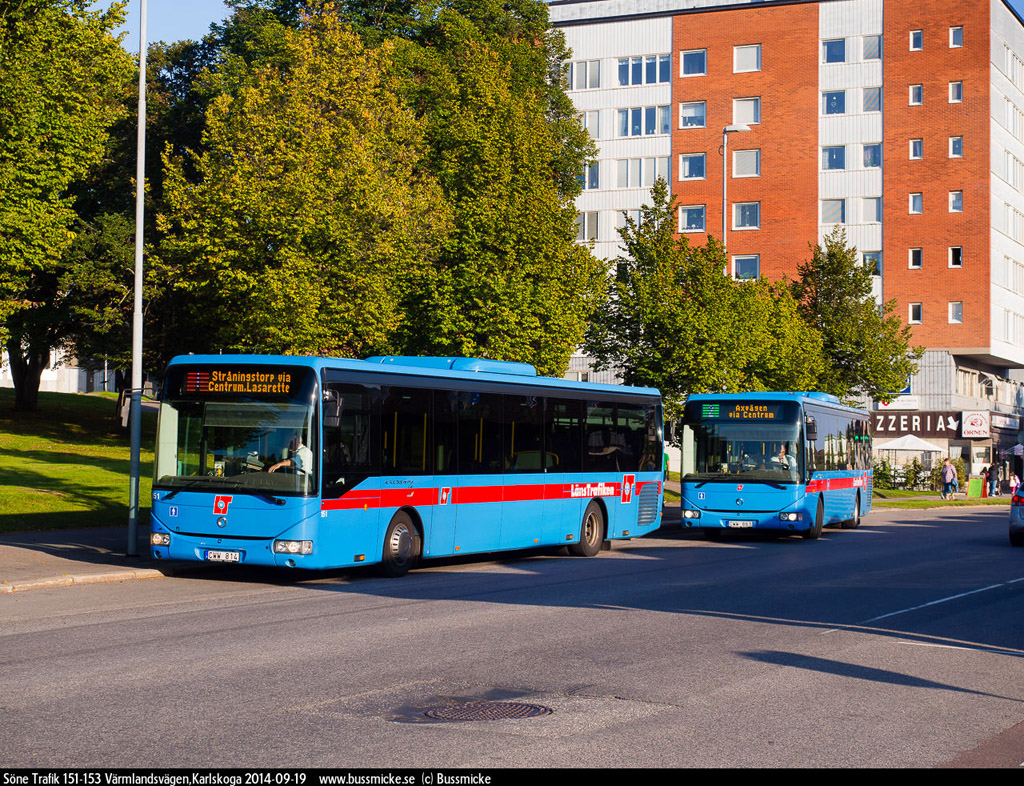 Lidköping, Irisbus Crossway LE 12M № 151; Lidköping, Irisbus Crossway LE 12M № 153
