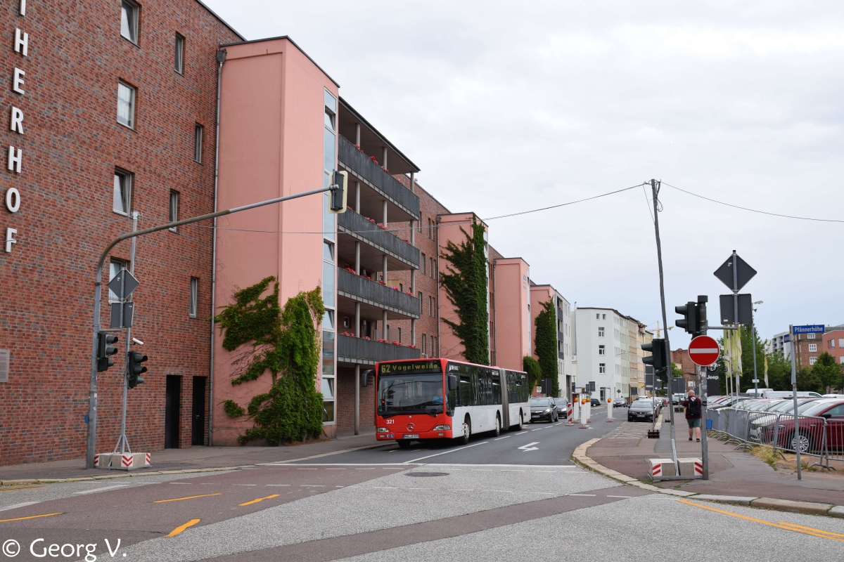 Halle (Saale), Mercedes-Benz O530 Citaro G # 321