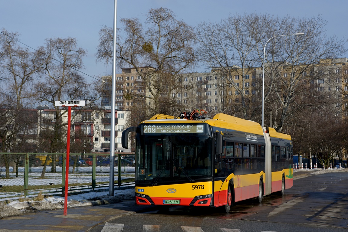 Warsaw, Solaris Urbino IV 18 electric № 5978