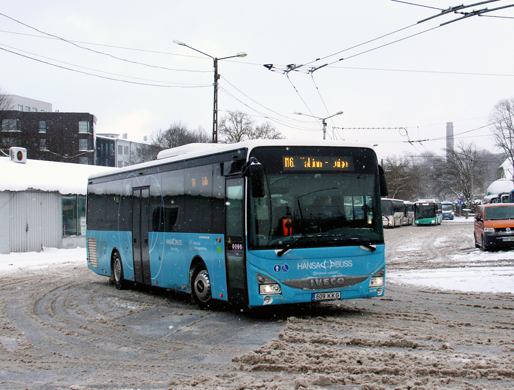 Tallinn, IVECO Crossway LE Line 12M č. 609 KKG