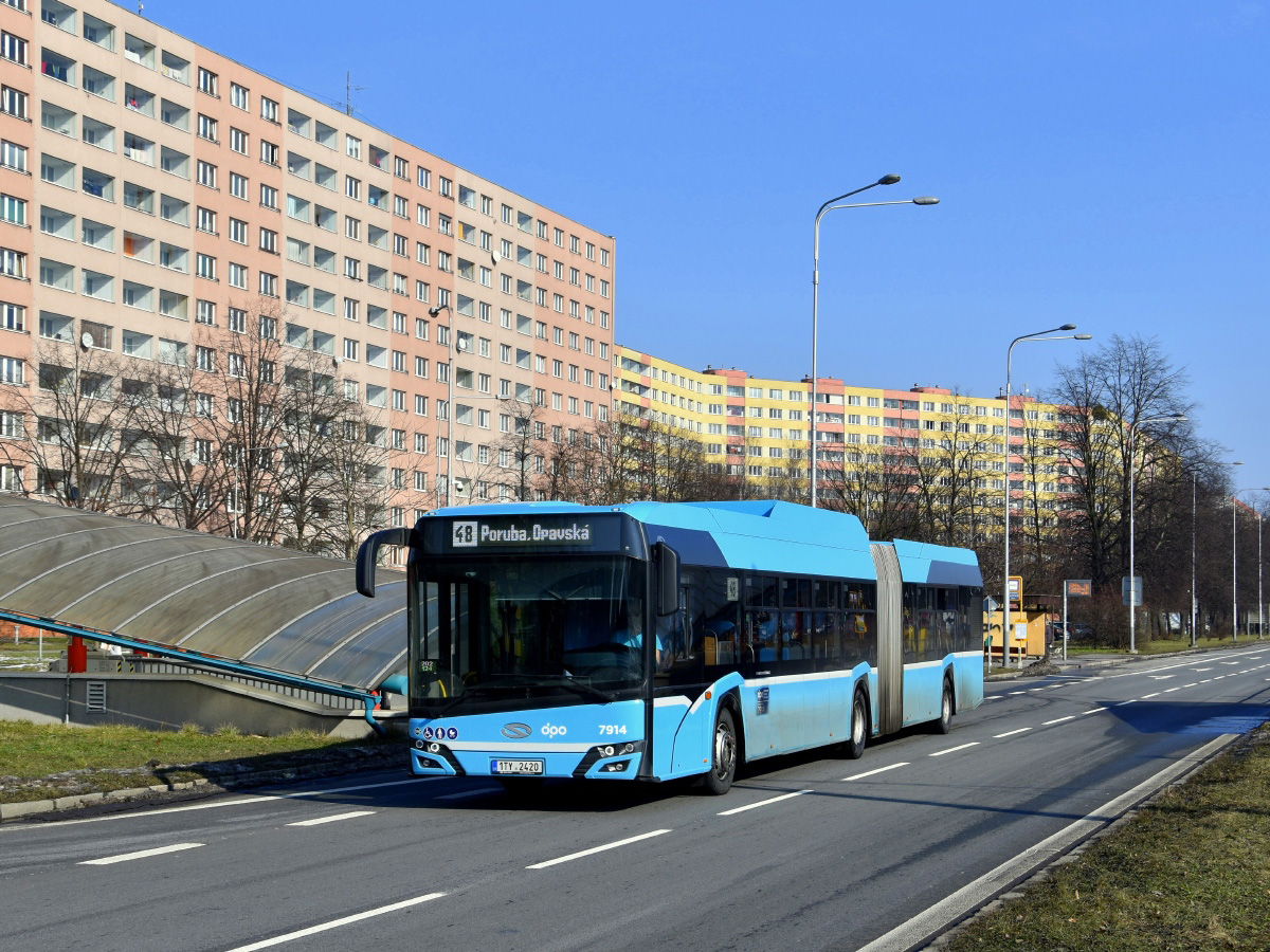 Ostrava, Solaris Urbino IV 18 CNG č. 7914