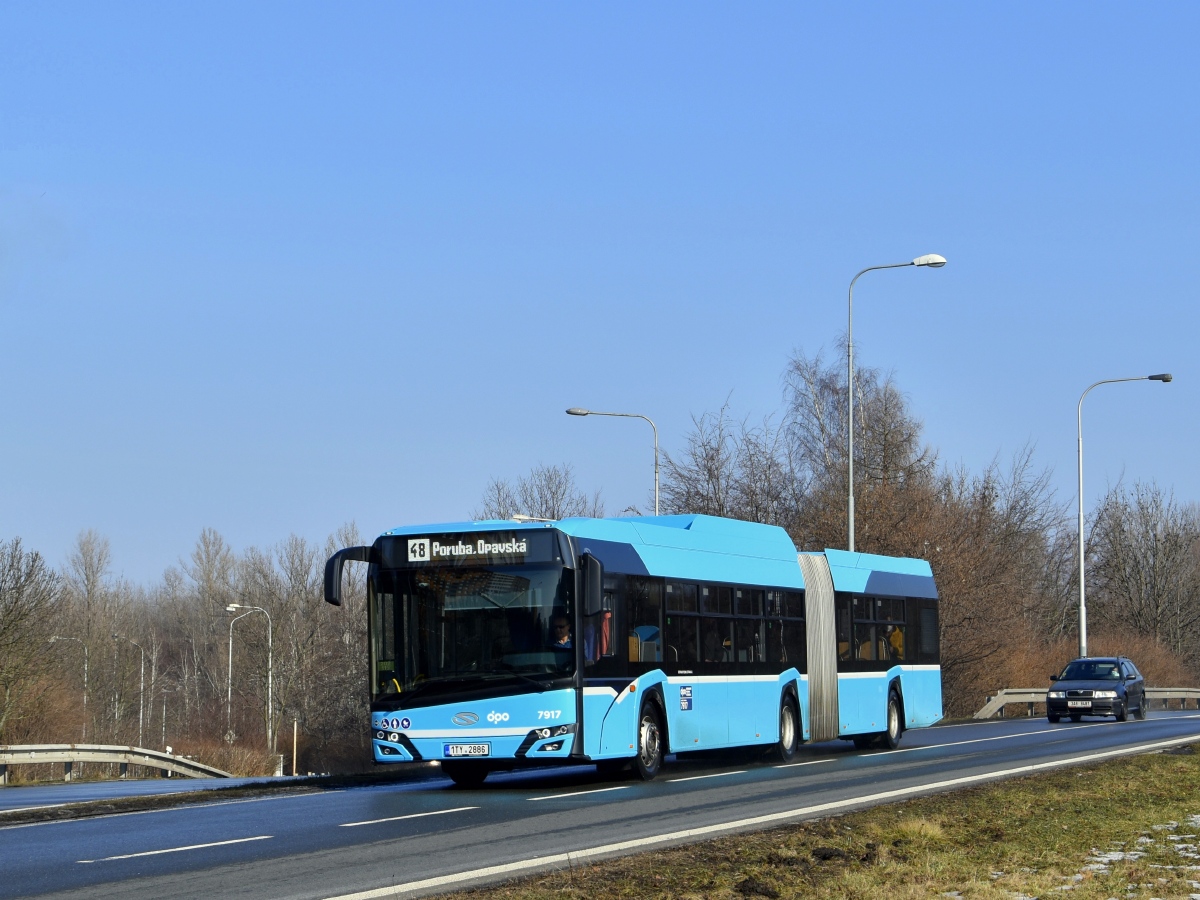 Ostrava, Solaris Urbino IV 18 CNG № 7917