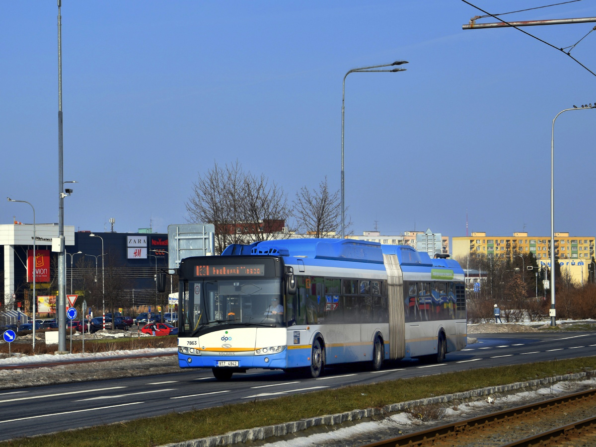 Ostrava, Solaris Urbino III 18 CNG # 7863