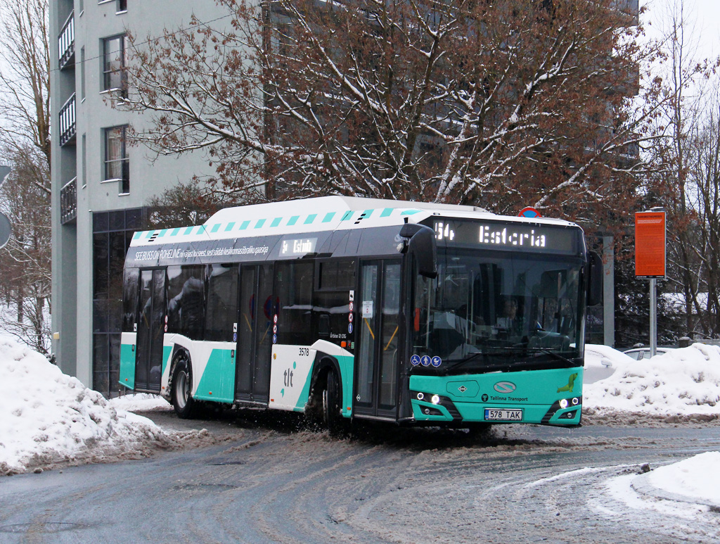Tallinn, Solaris Urbino IV 12 CNG № 3578