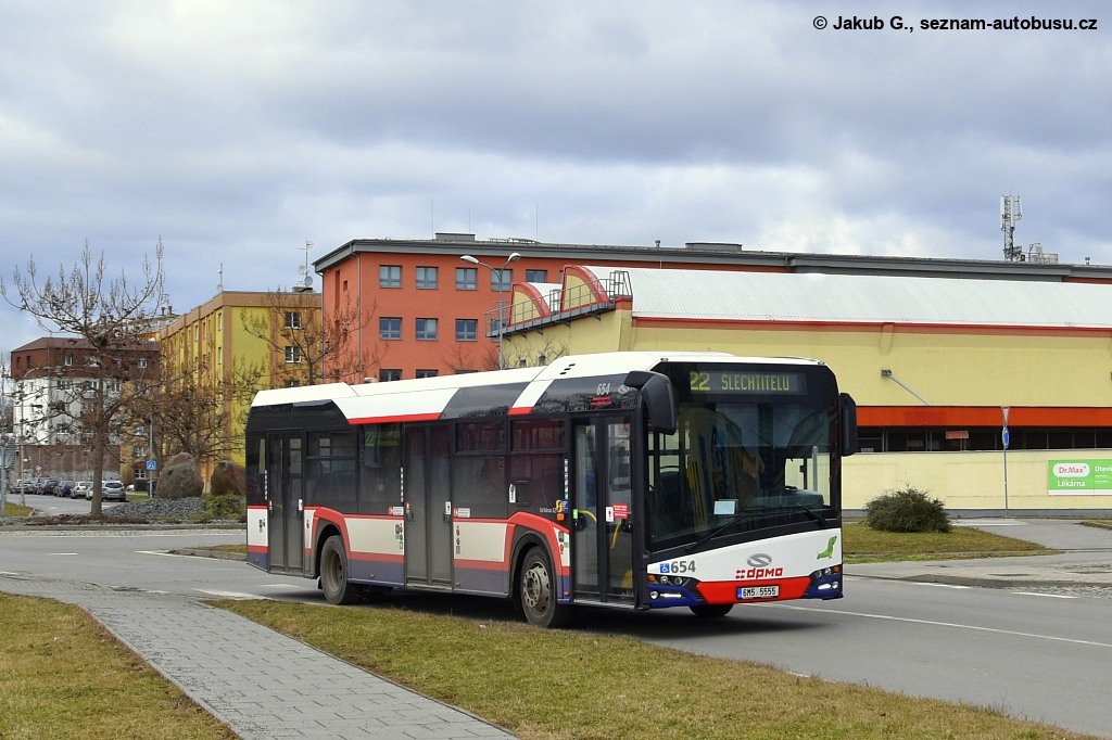Olomouc, Solaris Urbino IV 12 č. 654