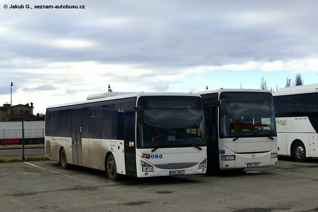 Olomouc, Irisbus Crossway 12M # 5M6 0930; Olomouc, IVECO Crossway LE Line 12M # 6M3 9837