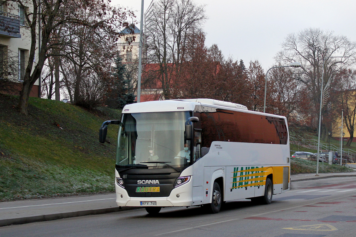 Kaunas, Scania Touring HD (Higer A80T) № 481
