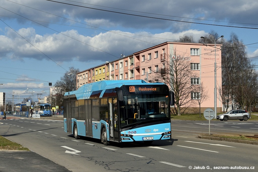 Ostrava, Solaris Urbino IV 12 CNG nr. 7246