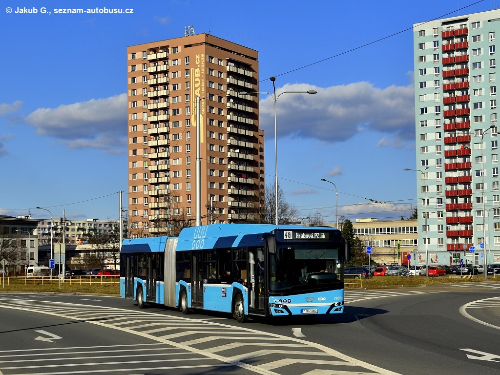 Ostrava, Solaris Urbino IV 18 CNG č. 7890