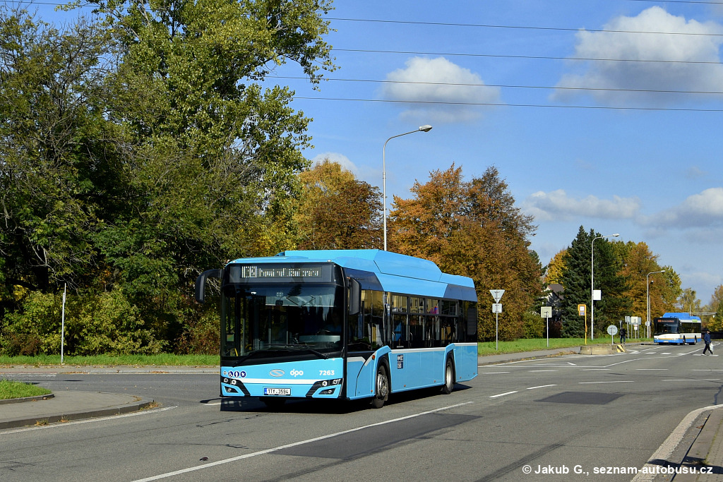 Ostrava, Solaris Urbino IV 12 CNG № 7263