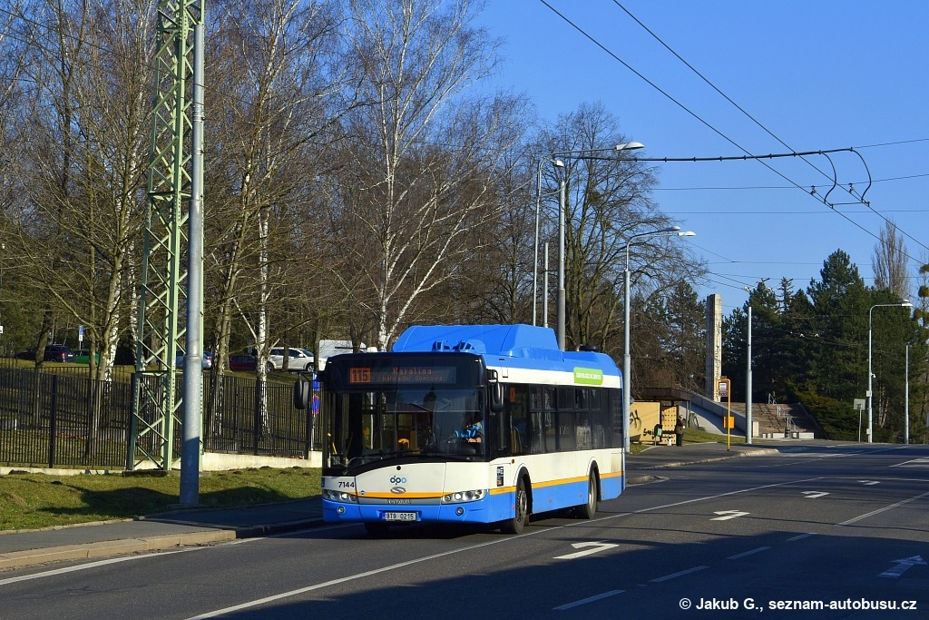 Ostrava, Solaris Urbino III 12 CNG č. 7144