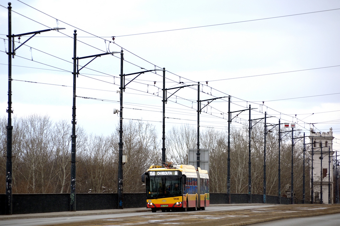 Warsaw, Solaris Urbino IV 18 electric № 5938