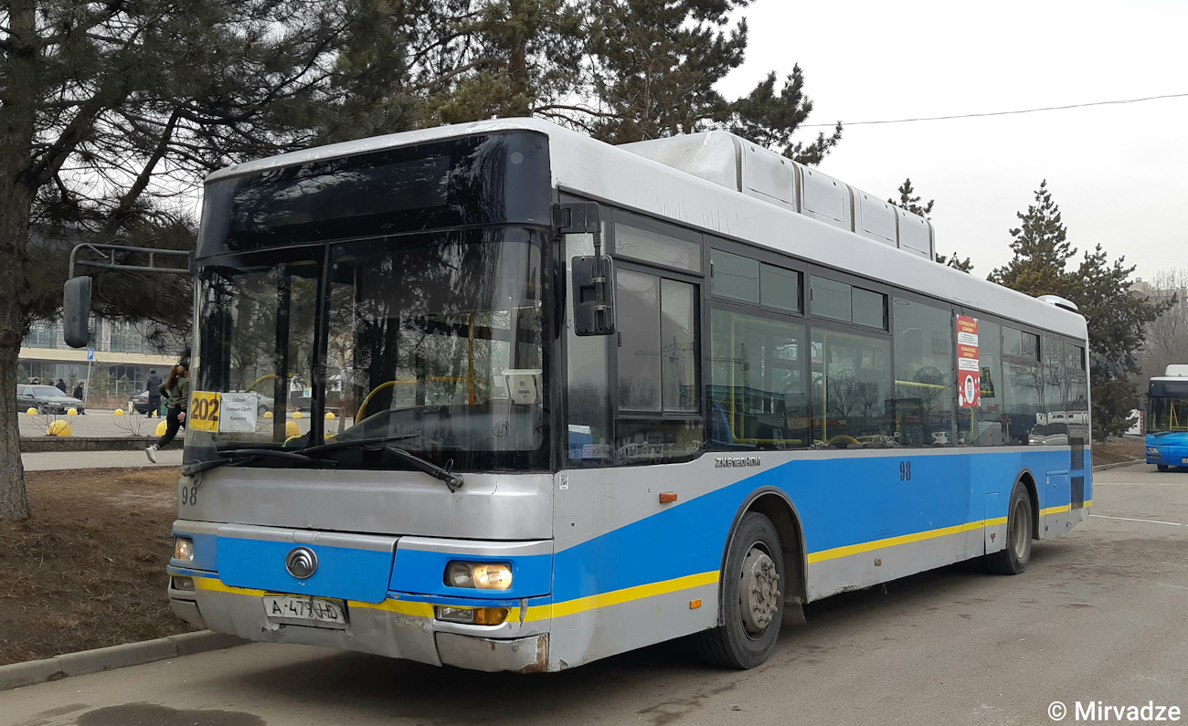Almaty, Yutong-Kazakhstan ZK6120HGM Nr. 098