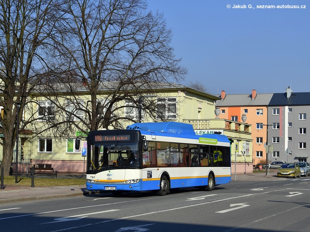 Ostrava, Solaris Urbino III 12 CNG № 7182