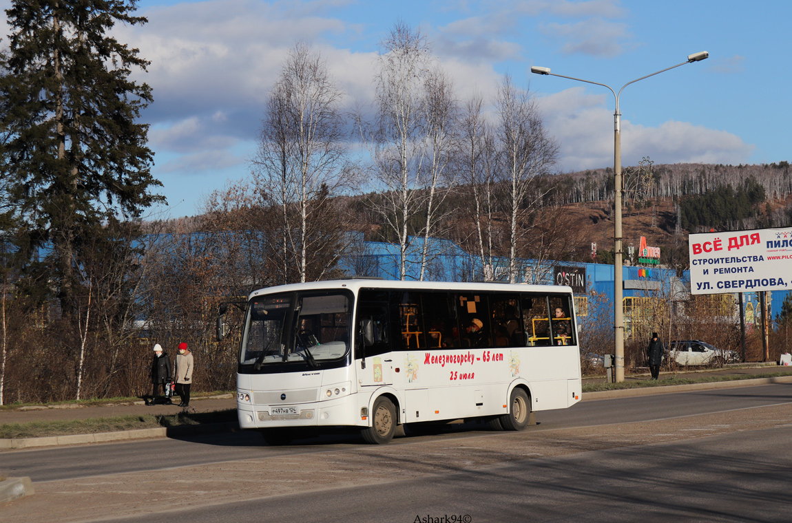 Zheleznogorsk (Krasnoyarskiy krai), PAZ-320414-05 "Vector" (3204ER) Nr. Р 497 НВ 124