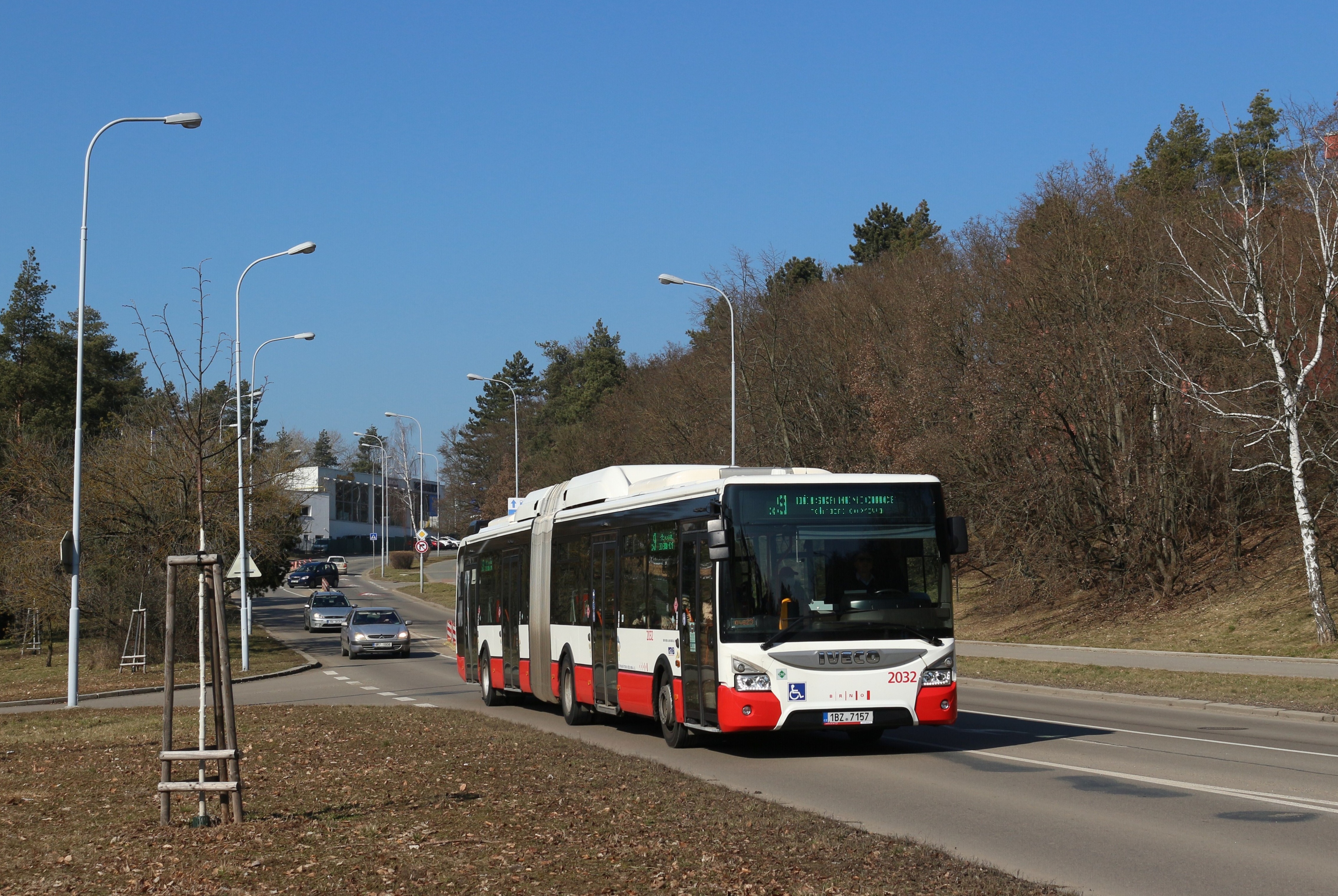Brno, IVECO Urbanway 18M CNG č. 2032