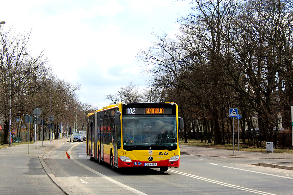 Wrocław, Mercedes-Benz Citaro C2 G nr. 8523