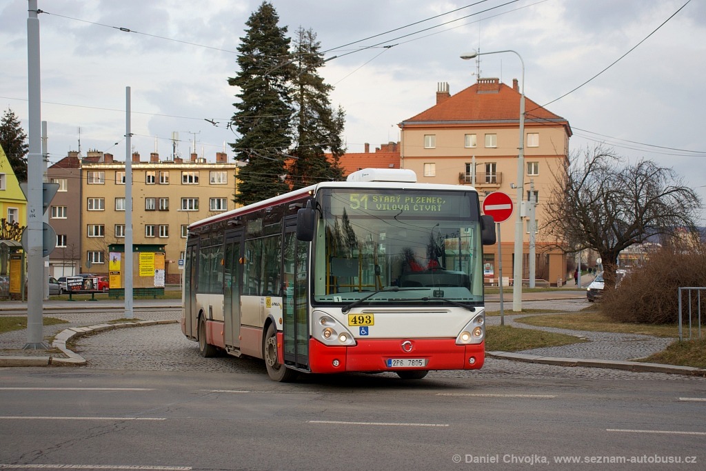 Пльзень, Irisbus Citelis 12M № 493